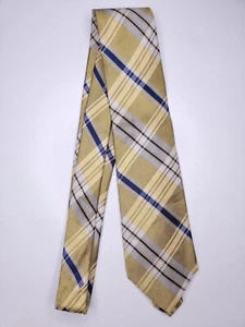Us Polo Assn Mens Formal Necktie 59"Lx3.5"W Gold/Navy Neck Tie  - Picture 1 of 4