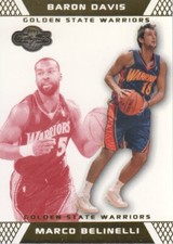 2007-08 Topps Co-Signers Basketball Gold Red #65 Marco Belinelli Baron Davis/109