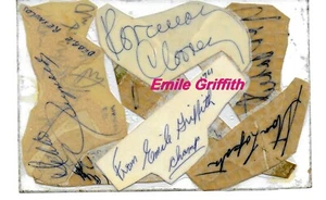 1950's Hand Signed Autograph Collage, Debbie Reynolds, Ed Mc Mahon, & Baseball - Picture 1 of 11