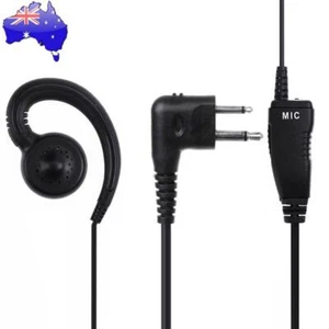M Head Walkie Talkie Earpiece Headset 180 Degree Rotation PTT for Motorola 2 Way - Zdjęcie 1 z 11