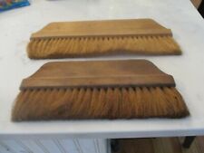 2 antique horse hair? brushes. Wood handles. Nice ones. Primitive