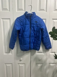 The North Face Boys Full Zip Blue Puffer Jacket Size Large? - Picture 1 of 4
