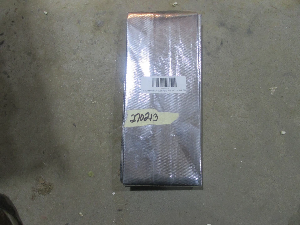 Thermaflect sleeve heatshield products 2 1/2" x 10 ft. 270213  (BS222101) sewn - Image 1 of 4