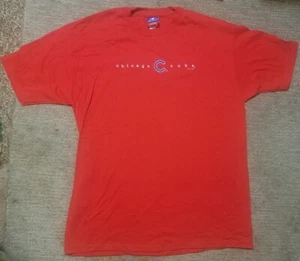š„Vintage 90's Chicago Cubs T-Shirt Champion MLB Size XL Red Blue Sammy Sosa - Picture 1 of 3