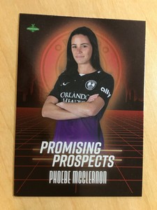 Phoebe Mcclernon 2021 Parkside NWSL Promising Prospects Red Foil RC Rookie Pride
