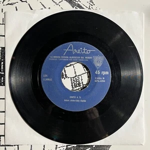 afro cuban jazz funk 7” LOS LLAMAS Lamento Borincano Junto A Ti MP3 Areito Cuba - Picture 1 of 2