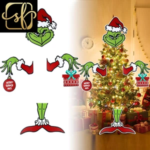 Grinchmas Christmas Decorations for Tree Christmas Tree Topper Tree Ornament Chr - Picture 1 of 2