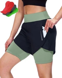 Sportneer Padded Cycling Shorts Women MTB Shorts MTB Shorts Padded Bike Shorts f - Picture 1 of 7