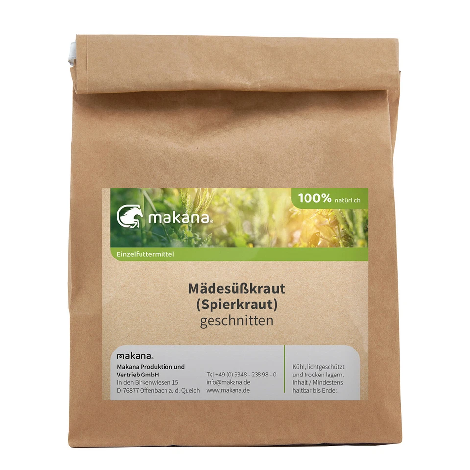 Makana Mädesüßkraut (Spierkraut) für Tiere, geschnitten, 500 g Tüte