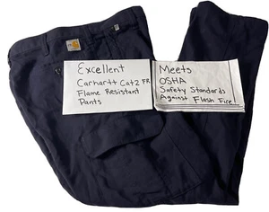 Pantalón de trabajo cargo Carhartt RESISTENTE AL FUEGO 344-20 para hombre talla 32X30 excelente J105 - Imagen 1 de 24