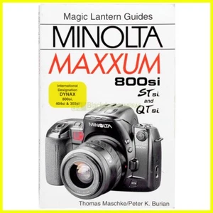 Minolta Maxxum/Dynax 800si, Peter K. Buri, Magic Lantern guides, ENGLISH 1992 - Imagen 1 de 2