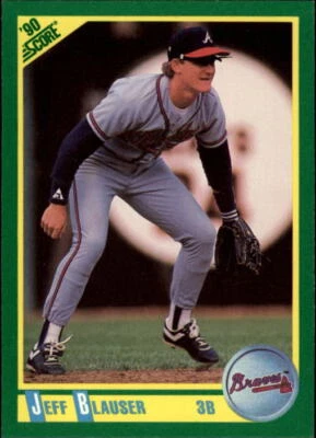 1990 Score #178 Jeff Blauser - NM - Image 1 of 2