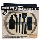 Micro Vacuum Attachment Kit • Use Adapter To Convert Any Vac • 8 Pieces 