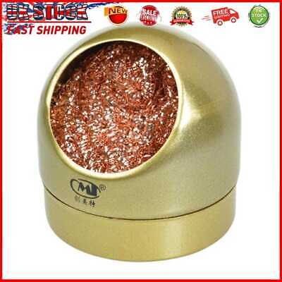 Soldering Iron Tip Cleaner Brass Ball Tin Removal Portable Cleaning Device • 6.83£