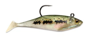 Storm WildEye Pre-Rigged Soft Fishing Lure, 2",1/8 Oz, Swim Shad Baby Bass, 3 Ct - Picture 1 of 1