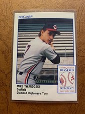 MIKE TWARDOSKI 1989 ProCards Eastern League USSR Diamond Diplomacy PWE SHIP