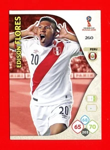 WC RUSSIA 2018 -Panini Adrenalyn- Card Base 260 - FLORES - PERU - Picture 1 of 6