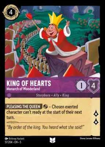 King of Hearts - Monarch of Wonderland Foil Shimmering Skies Disney Lorcana - Picture 1 of 1