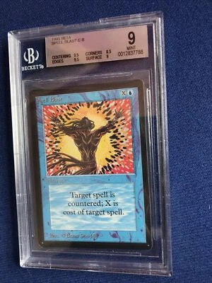 MTG BETA Spell Blast C B BGS 9 MINT (with Gem Mint center/edges) 1993 - Image 1 of 2