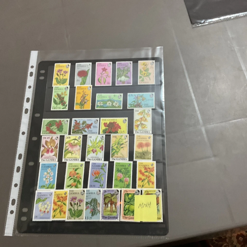 Gambia MNH Stamps Lot - image 1 of 1