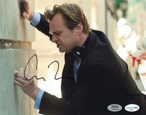 HARD TO FIND AUTO! Christopher Nolan MEMENTO Signed 8x10 Photo PSA & ACOA COA! - Picture 1 of 2