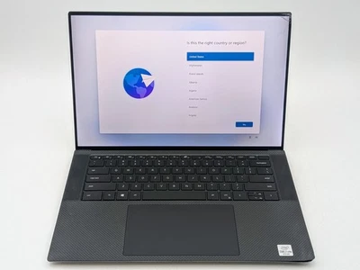 Dell PRECISION 5550 15.6 I7-10850H 1TB SSD 16GB W10P Quadro T1000 Webcam *READ* - Image 1 of 4