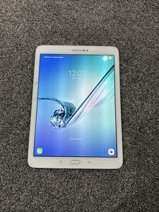 Samsung Galaxy Tab S2 9.7" 32GB 3GB Wi-Fi + 4G Android SM-T819 Tablet Cracked - Picture 1 of 7