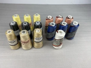 Lot Of 16 Surelock Overlock & Maxi Lock Thread 3,000yd ea Sealed - Picture 1 of 7