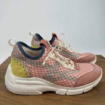 Novo $140 Tênis Feminino Sam Edelman Chelsie Malha Atlético Casual Tamanho 5.5 M - Imagem 1 de 4