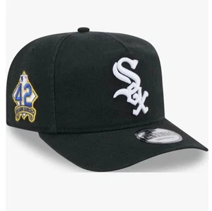 Herren New Era Black Chicago White Sox 2025 Jackie Robinson Day Golfer (NEU) - Bild 1 von 4