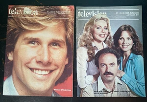 2 guías de revistas de televisión St Louis Post Dispatch 1978 Parker Stevenson - Imagen 1 de 8