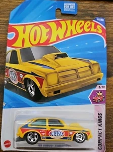 Hot Wheels 76 Chevy Chevette NHRA Compact Kings Yellow 1976 Drag  - Picture 1 of 2