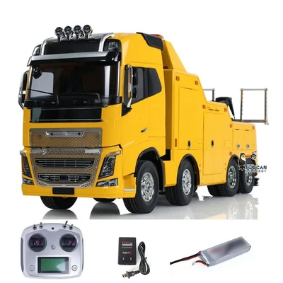 1/14 8x4 RC Wrecker Tow Truck 56362 Rescue Car FH16 Electric Recovery Vehicles - Image 1 of 4