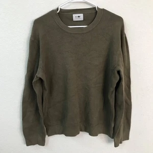 Suéter de manga larga para hombre NNO7 No Nationality talla L verde oliva - Imagen 1 de 8