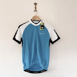 Madison Peloton Cycling Jersey Mens Size S Blue Short Sleeve RRP £44.99 - Picture 1 of 11