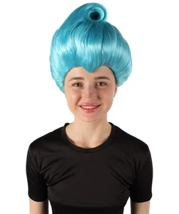 Women Animated Fantasy Movie Fairy Godmother Wig, Capless Cap Design for Comfort - Picture 1 of 8