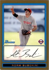 2009 Bowman Draft Prospects Gold Baseball Card Pick