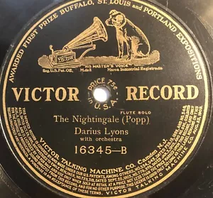 Victor 78 Gate City March - William H Reitz 1909 The Nightingale -Darius Lyons - Picture 1 of 4