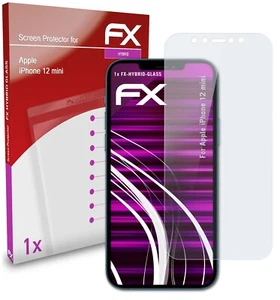 atFoliX Película Vidrio para Apple iPhone 12 mini 9H Armadura protectora - Imagen 1 de 5