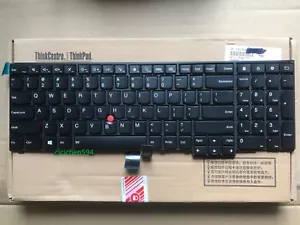 New Lenovo ThinkPad T540P W540 W541 T550 T560 US Backlight Keyboard 04Y2387 - Picture 1 of 3