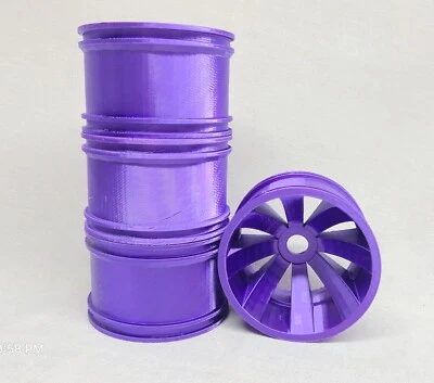 Redline RC Custom Wheels 8 spoke Rim 17MM Hub for traxxas tmaxx  - Image 1 of 4