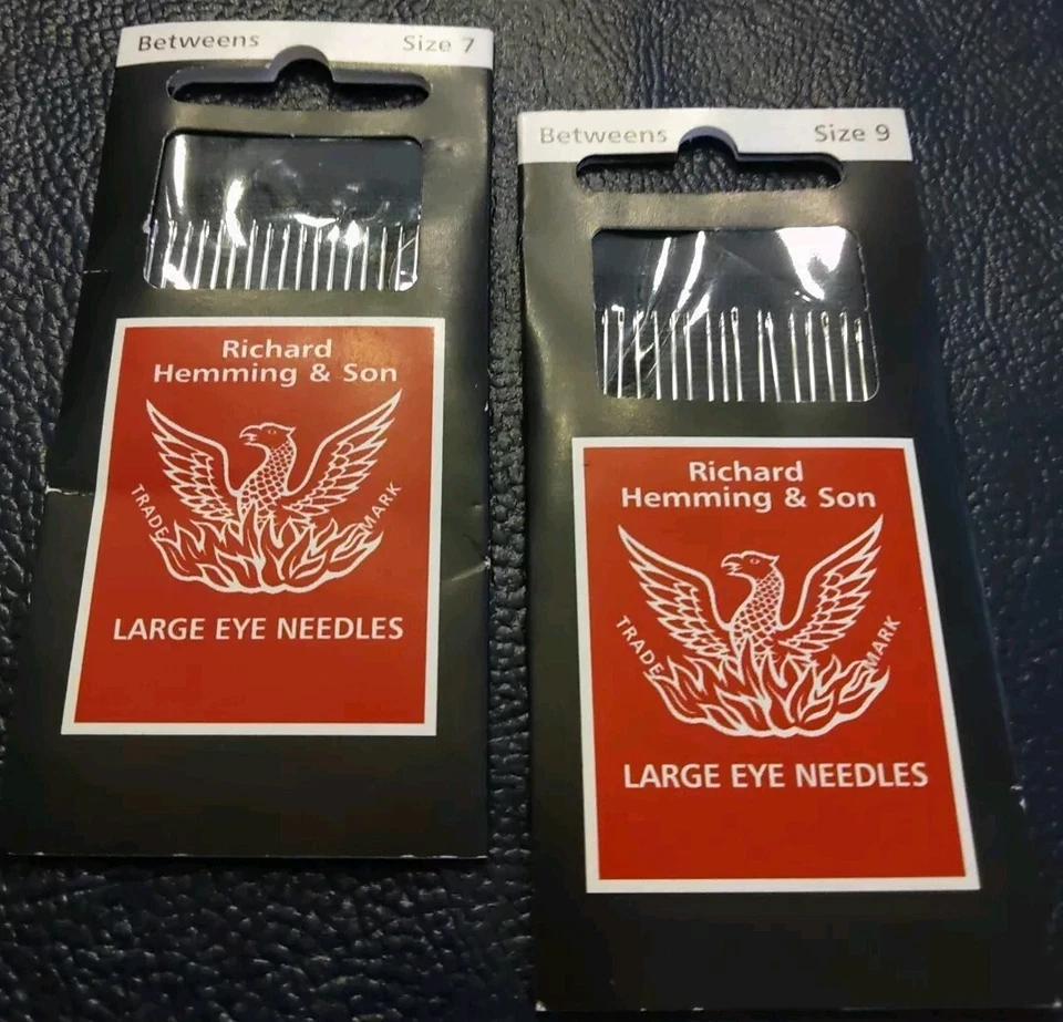 2 Packs - Between Needles -20/pack- Size 7 And 9 Richard Hemming & Son® - Image 1 of 1