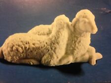 AVON Nativity Collectibles Sheep 1983 vintage white bisque porcelain with box