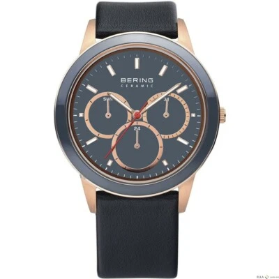 Bering Men's Unisex Watch Wrist Watch Slim Ceramic -33840-467-1 Leather - Image 1 of 2