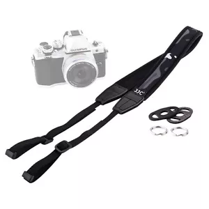 JJC Anti-slip Camera Soft Shoulder Neck Strap for Mirrorless DSLR Fujifilm Canon - Picture 1 of 11