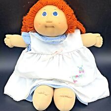 Vintage 1978 1982 Cabbage Patch Kids Doll 17" Red Orange Braided Hair Blue Eyes