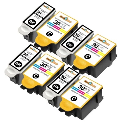 8 Pack 30 XL Ink Cartridges for Kodak ESP C310 ESP 1.2 ESP C315 ESP 3.2 Printer - Image 1 of 4