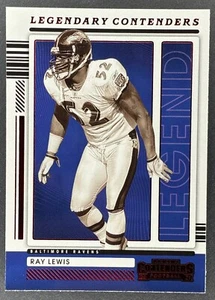 2021 Panini Contenders Ray Lewis Red/Ruby Legendary Contenders #LGD-RLE - Picture 1 of 2
