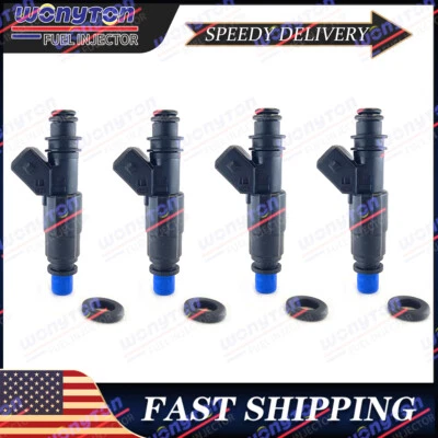 4X Up Fuel Injectors INP-050 For 89-90 Eagle Summit Mitsubishi Mirage - Image 1 of 4