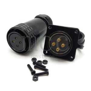 WEIPU SA28 4Pin IP67 Panel Mount Waterproof Wire crimping Connector,Aviation 25A - Picture 1 of 7